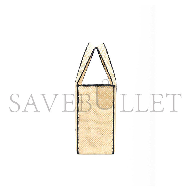 LOEWE LARGE FONT TOTE IN RAFFIA A685B60X03 (36.5*30.5*17cm)